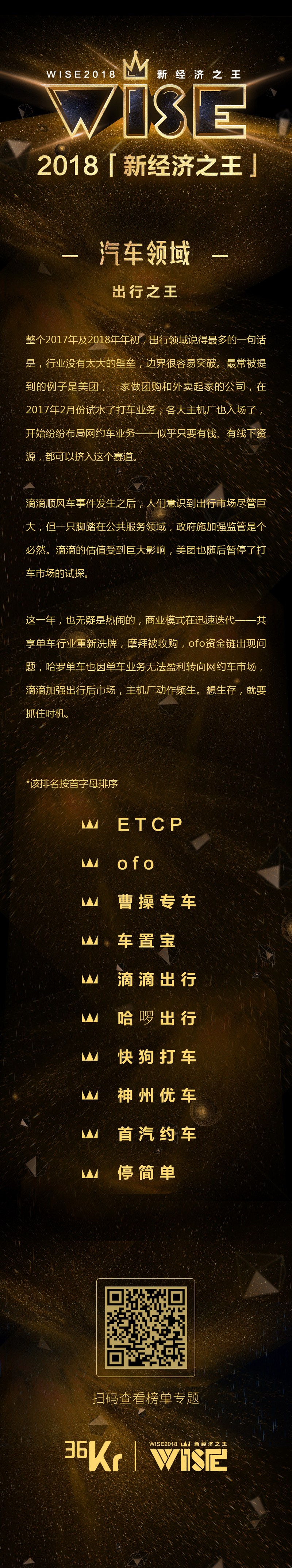 “2018 新经济之王” 500 强公司榜单重磅发布！