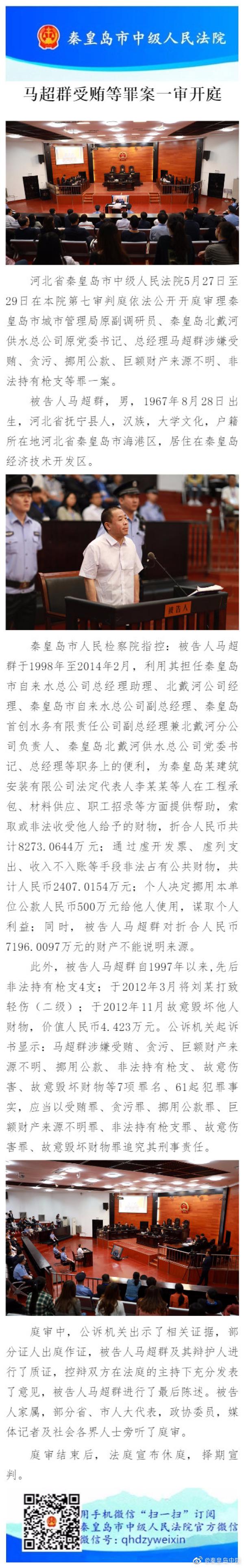 微博@秦皇岛中院图